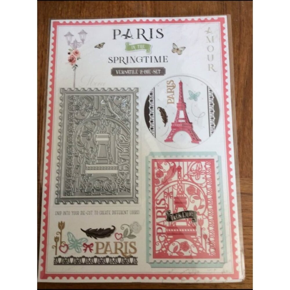 Paris in the Springtime Die Set Eiffel Tower